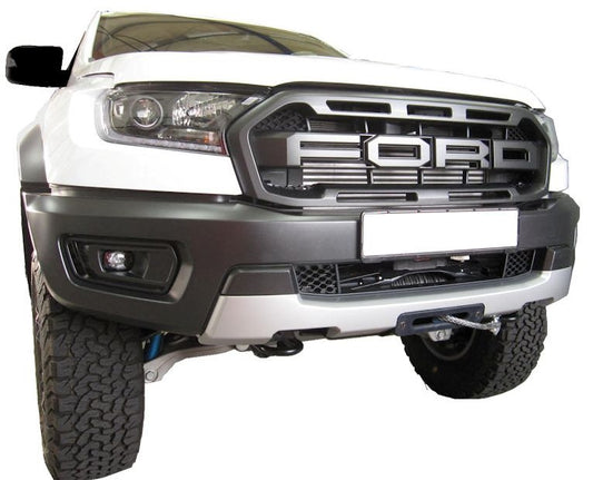 Warn VR Evo 10s Seilwinde am Ford Ranger Raptor montiert